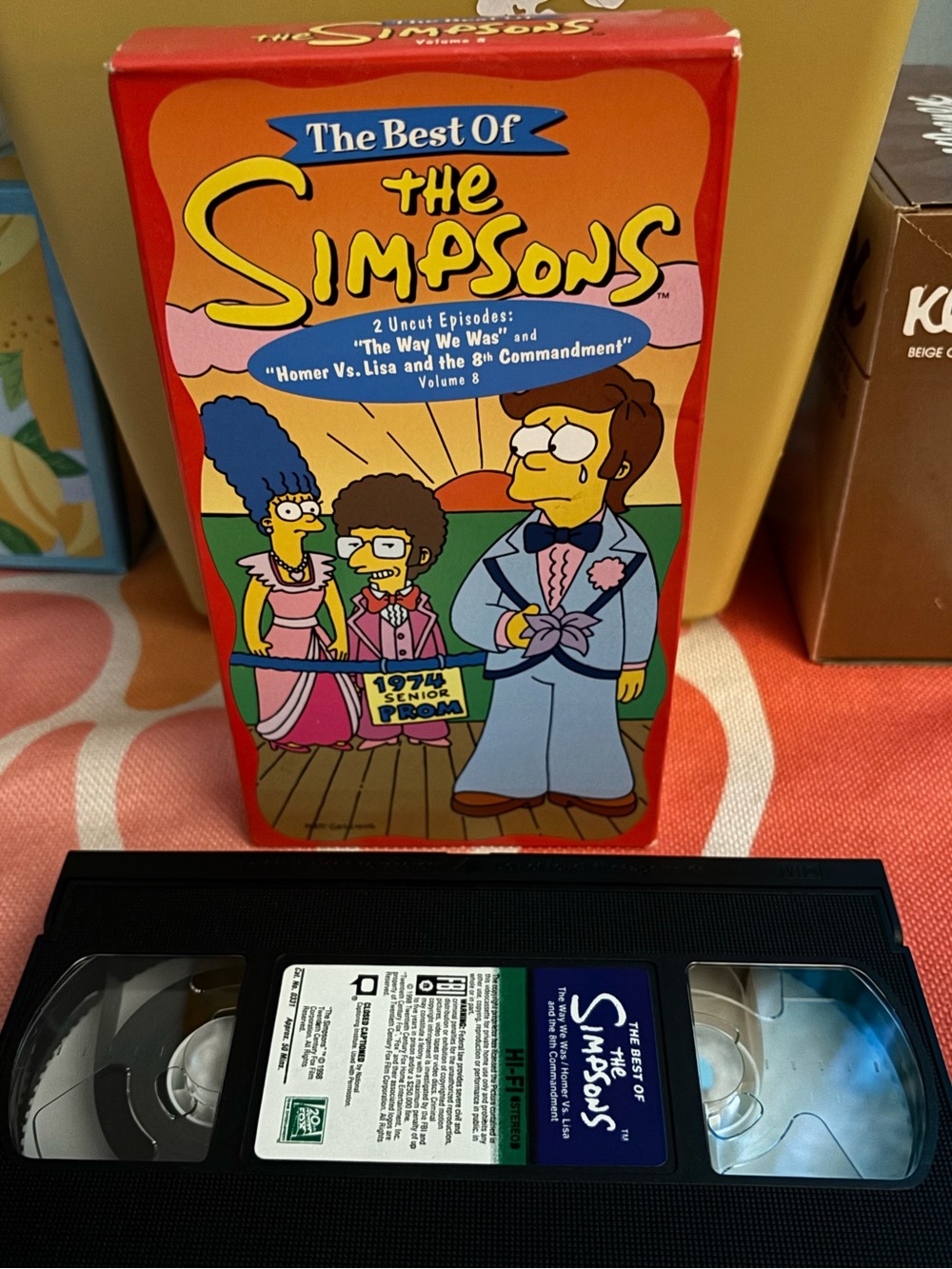 The Simpsons: The Best Of VHS Tape, 1974 Prom